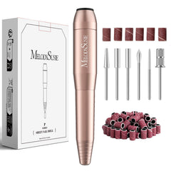MelodySusie, lima de uñas de forma pluma, precisión para el cuidado en casa.