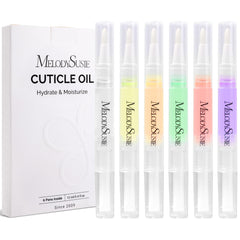 MelodySusie Aceite cuticula: conjunto de 6 fragancias para hidratacion diaria