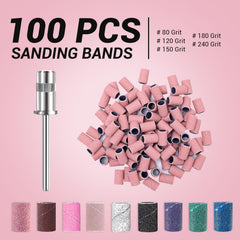 MelodySusie bandas lija 120, uñas naturales listas para diseño.