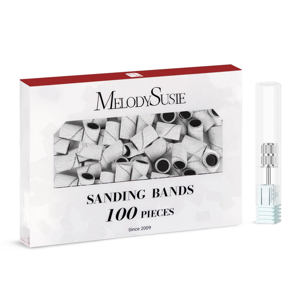 MelodySusie bandas lijado 180 grano, dureza alta para manicura precisa.