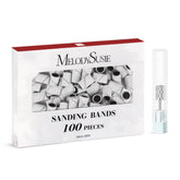 MelodySusie bandas lijado 180 grano, dureza alta para manicura precisa.