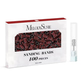 MelodySusie, bandas de lijado de grano 80, duraderas para limar gel o acrílico.