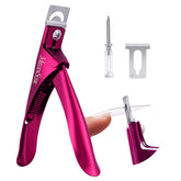 MelodySusie corta uñas acrílicas con corte limpio para acabado profesional