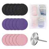 MelodySusie discos lija 25mm con mandril metálico para limado profesional.
