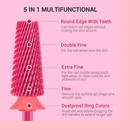 MelodySusie: rotación bidireccional Rosa Flor para manos derecha e izquierda.