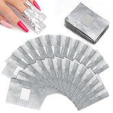 MelodySusie envolturas de aluminio para uñas, se adaptan a uñas grandes para desmaquillar.