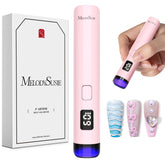 Lámpara MelodySusie UV LED portátil con pantalla de cristal líquido para secado rápido.