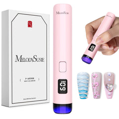 Lámpara MelodySusie UV LED portátil con pantalla de cristal líquido para secado rápido.