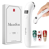 MelodySusie Lámpara UV portátil en la mano para un curado rápido de uñas.