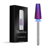 MelodySusie lima 5 en 1 carburo tungsteno, rosa, precisión para limar cutícula.
