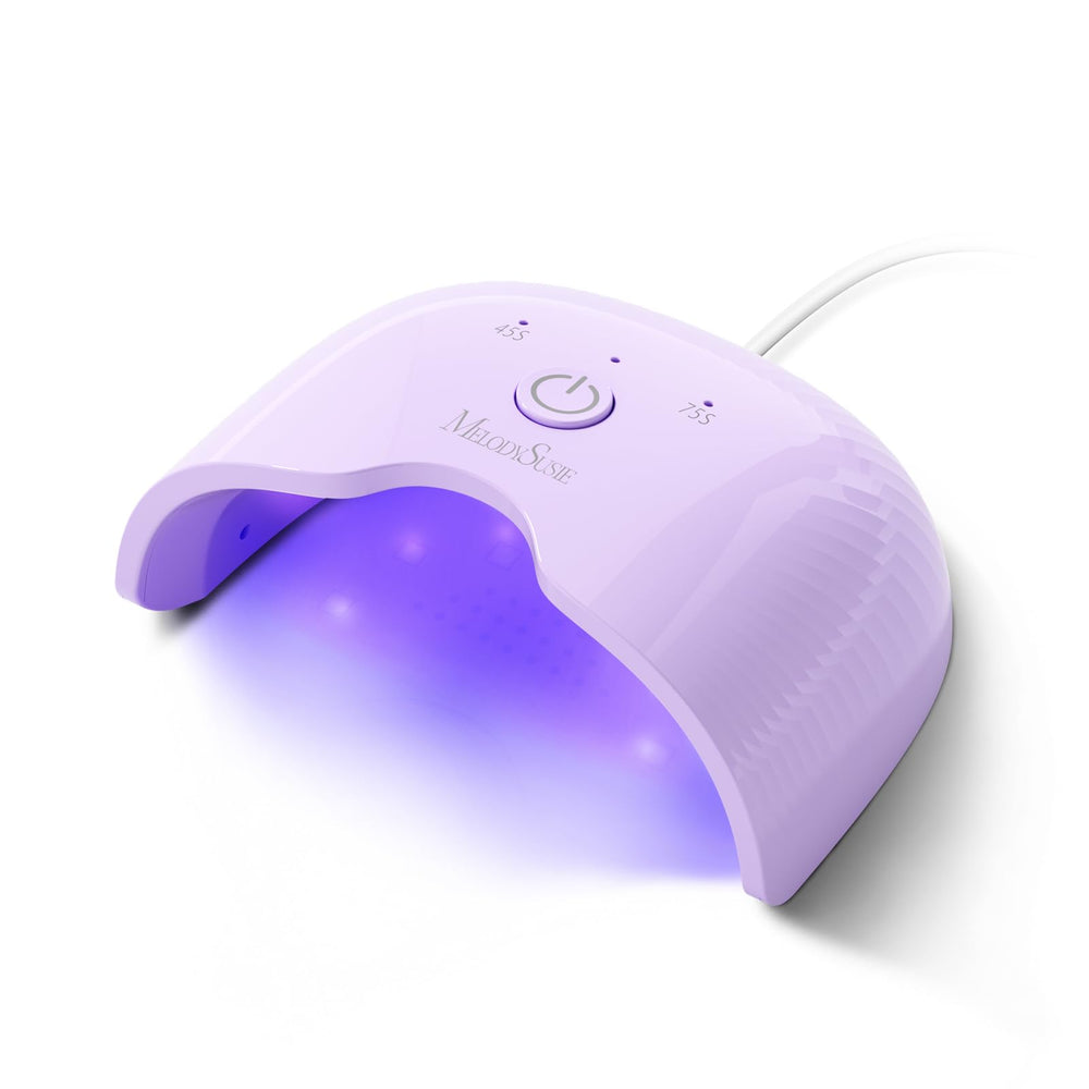 MelodySusie P-Art06F, lámpara UV-LED portátil para uñas con curado eficiente.