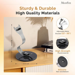 MelodySusie porta-taladros clip-on, organizador duradero para uñas.