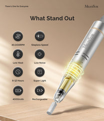 MelodySusie SC320F batería de 4000mAh con autonomía para manicuras en casa.