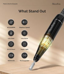 MelodySusie SC320H con torque superior para trabajar uñas con presión controlada.