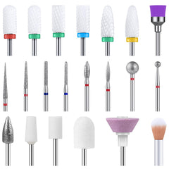 Brocas cerámicas MelodySusie: alta precisión para limar uñas con suavidad.
