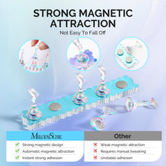 MelodySusie soportes para uñas transparentes para mostrar arte