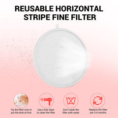 MelodySusie: tapa magnética del filtro para colector de polvo, reemplazo cómodo.