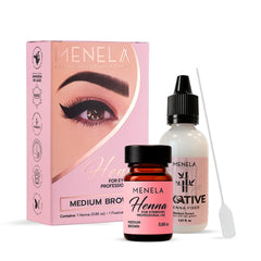 Menela Cejas Henna: aplicación suave para definición natural