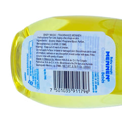 MENNEN Baby Magic: aplicación suave en piel del bebé para un momento reconfortante.