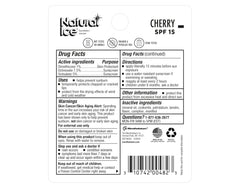 Mentholatum Natural Ice Cherry SPF 15 ofrece sensación refrescante tras la aplicación