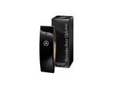 Mercedes-Benz Club Black: botella frontal, aroma masculino para uso diario.