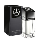 Mercedes-Benz Select botella de lujo, diseño elegante para uso diario.