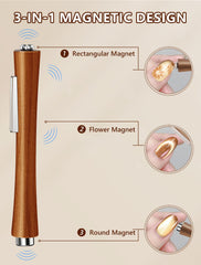 MERDTTES bolígrafo madera magnético, punta corazón para diseños detallados