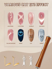 MERDTTES punta corazón, añade adornos elegantes en uñas