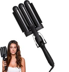 Mermade Hair PRO Ondulador 1.25 pulgadas crea ondas grandes y duraderas para todo tipo de cabello.