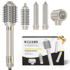 MESCOMB Mejorado 5-en-1 secador de aire - unidad: peinado rápido y sin frizz.