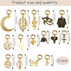 Messen amuletos mariposa bronce-oro para un brillo vintage.