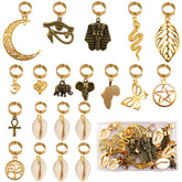 Messen arcos de trenza bronce-oro para un look definido.