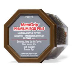 MetaGrip pinzas bronce premium para el cabello, agarre firme para peinados.
