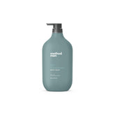 Method gel de ducha para hombre, botella de 28 oz, limpieza rápida y fragancia marina.