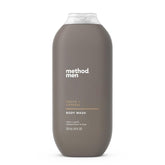 Method Men Ducha Cedro y Ciprés, botella 18 onzas, sensación de limpieza rápida.