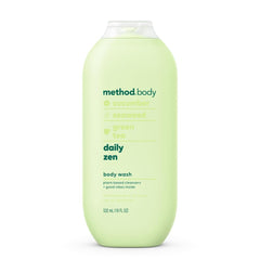 Method Daily Zen, botella de 532 ml, limpieza suave para la piel.