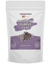 mGanna arcilla morada brasileña, envase 100 g, para mascarillas nutritivas.