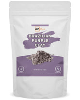 mGanna Arcilla Morada Brasileña: textura en polvo suave para mascarillas faciales.