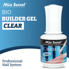 Mia Secret gel de modelado transparente, aplicación suave para principiantes.