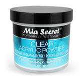 Mia Secret polvo acrílico claro 8 oz, ideal para encapsulado translúcido
