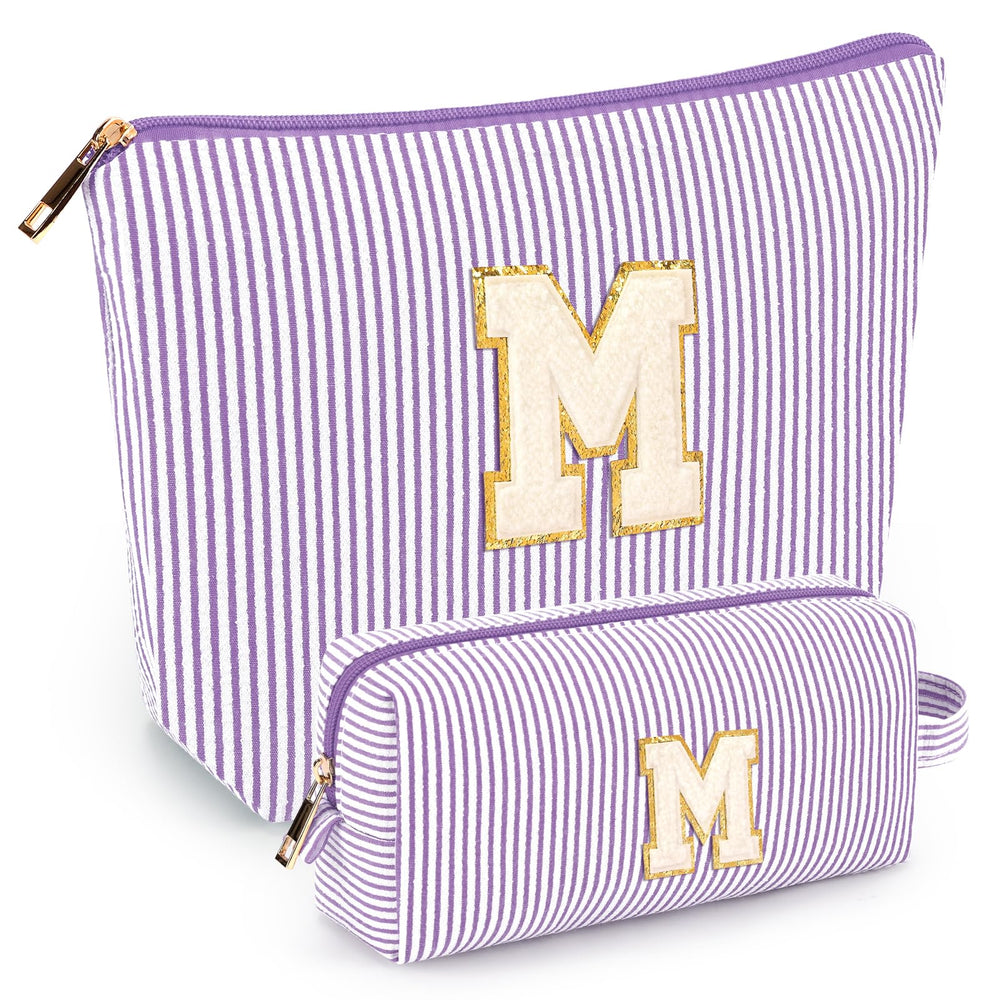 Mibasies dos bolsas de maquillaje con tamaños diferentes para viajar y organizar