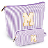 Mibasies dos bolsas de maquillaje con tamaños diferentes para viajar y organizar