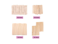 Mibly aplicadores de madera para cejas, oídos y labios con precisión.