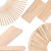 Mibly palitos madera jumbo para cera, uso cómodo en áreas grandes.