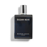 Ocean Noir de Michael Malul, frasco frontal, diseño elegante para la noche.