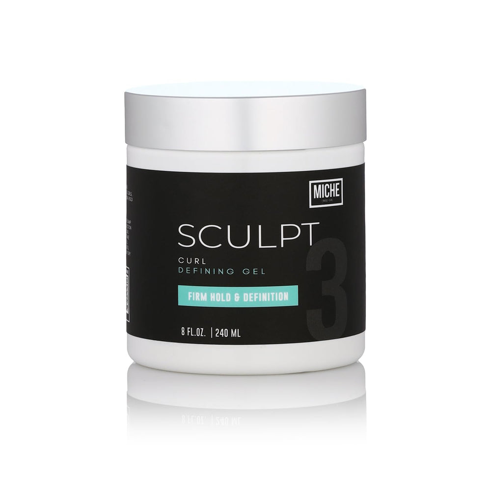 Gel definidor Miche Beauty Sculpt Curl en empaque compacto para definir rizos con suavidad y control.