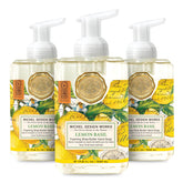 Michel Design Works jabon espumoso limon-albahaca, botella decorativa para cocina
