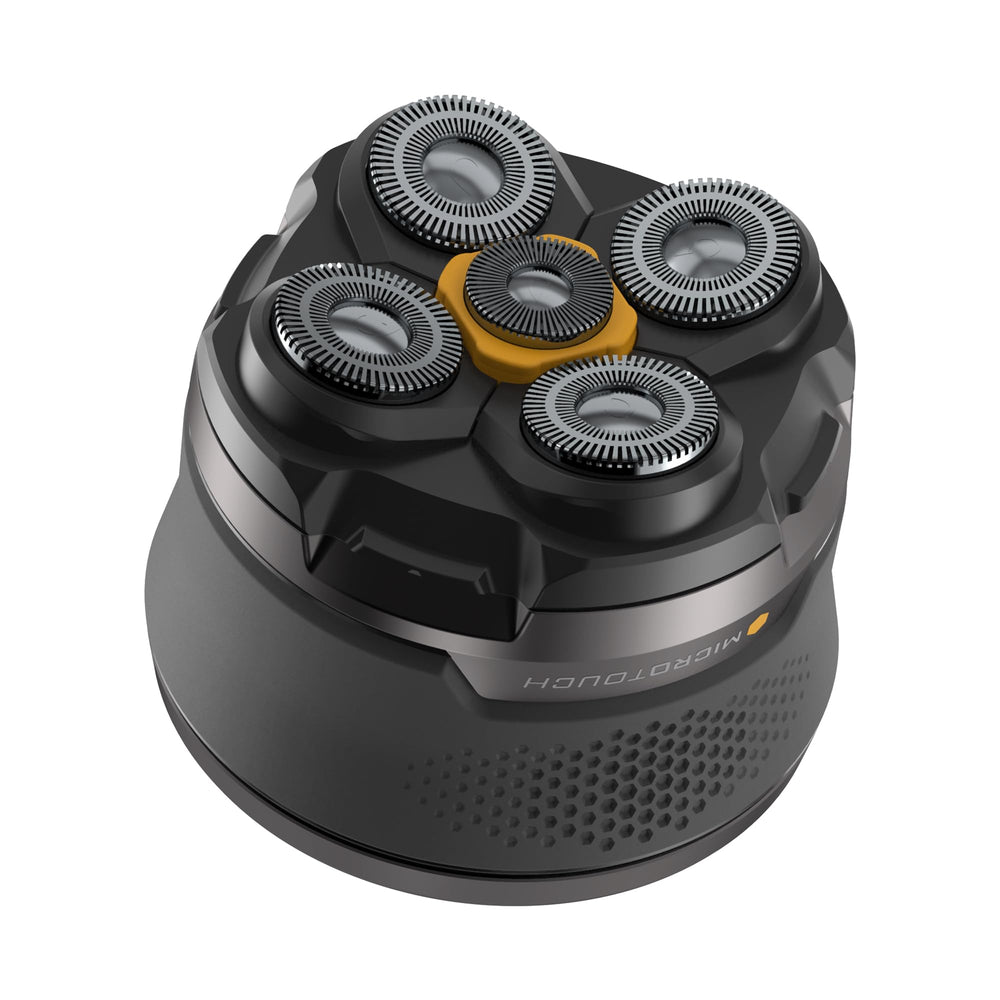 Afeitadora MicroTouch Titanio para cabeza con 5 cabezas flotantes ofrece mayor cobertura