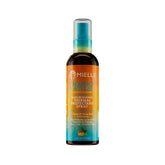 Protector térmico de Mielle Organics en botella para cabello suave y protegido al peinado.