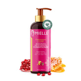 Mielle Organics Granada y Miel, botella del acondicionador desenredante para rizos definidos.